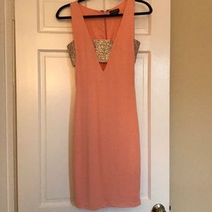Pink cocktail dress